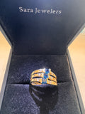 14K Gold Size 7 Woman Ring